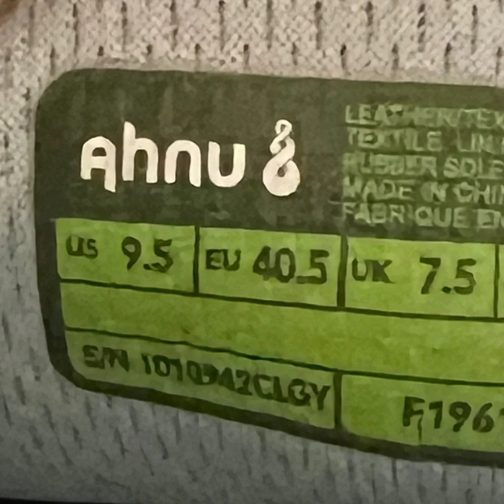 Ahnu Women's Gray Lace-Up Casual Shoes